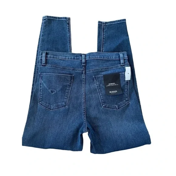 Hudson Jeans Barbara High Waisted Super Skinny Jeans size 30 Gambit Wash - Picture 4 of 10